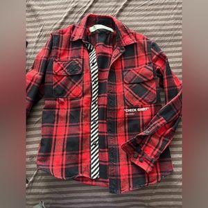Off white check shirt